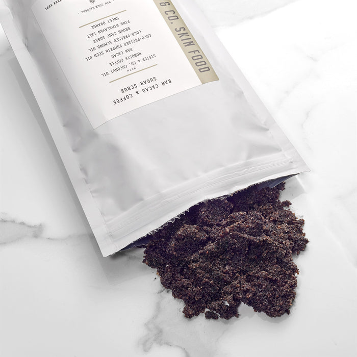 Sugar + Salt Scrub: Cacao + Coffee