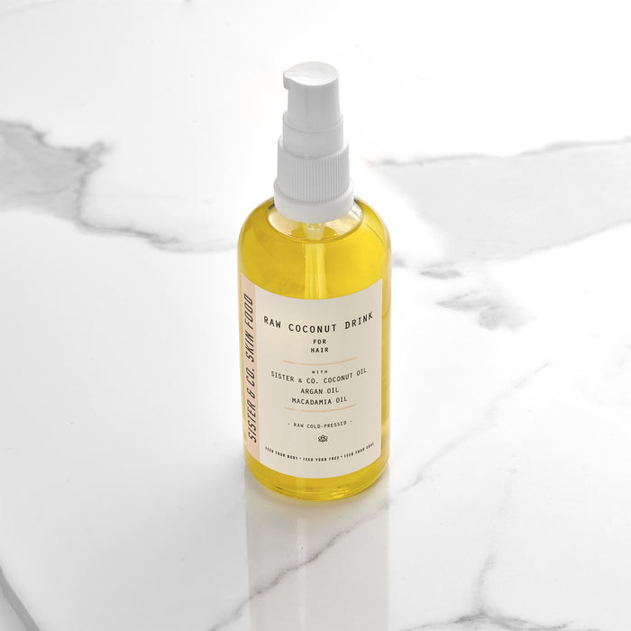 Raw Coconut Drink for Hair